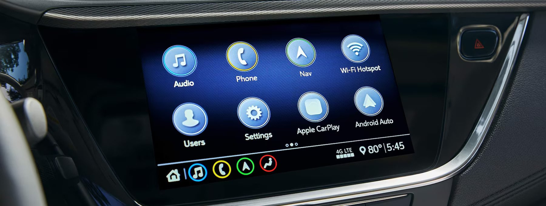 Buick infotainment touchscreen