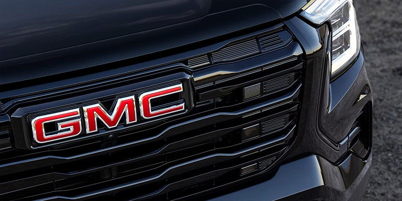 GMC logo on Front bumper of Terrain