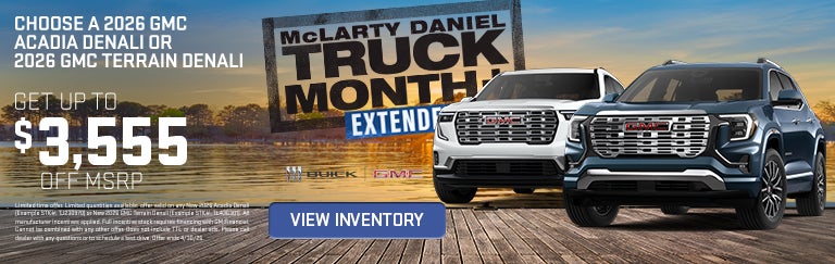 2026 GMC Acadia Denali or 2026 GMC Terrain Denali