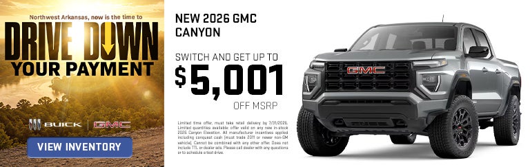 New 2026 GMC Canyon