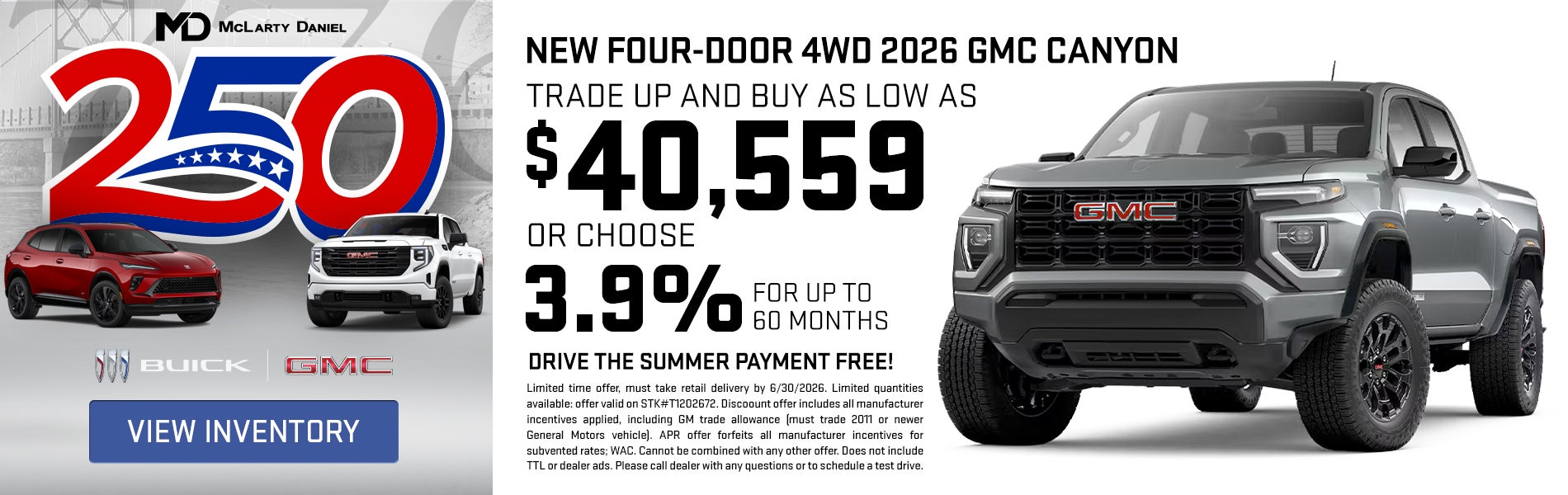 New 2026 GMC Canyon