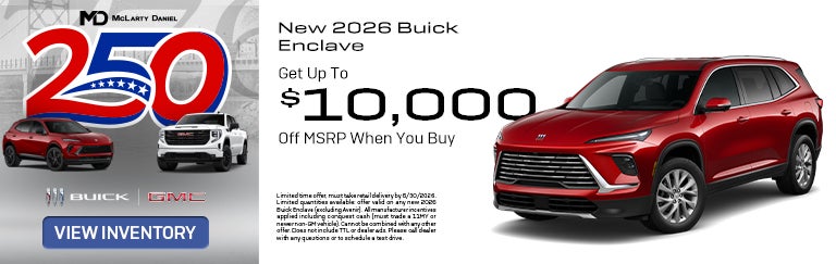 New 2026 Buick Enclave