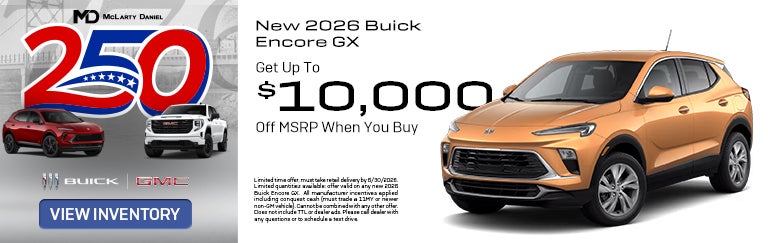 New 2026 Buick Encore GX