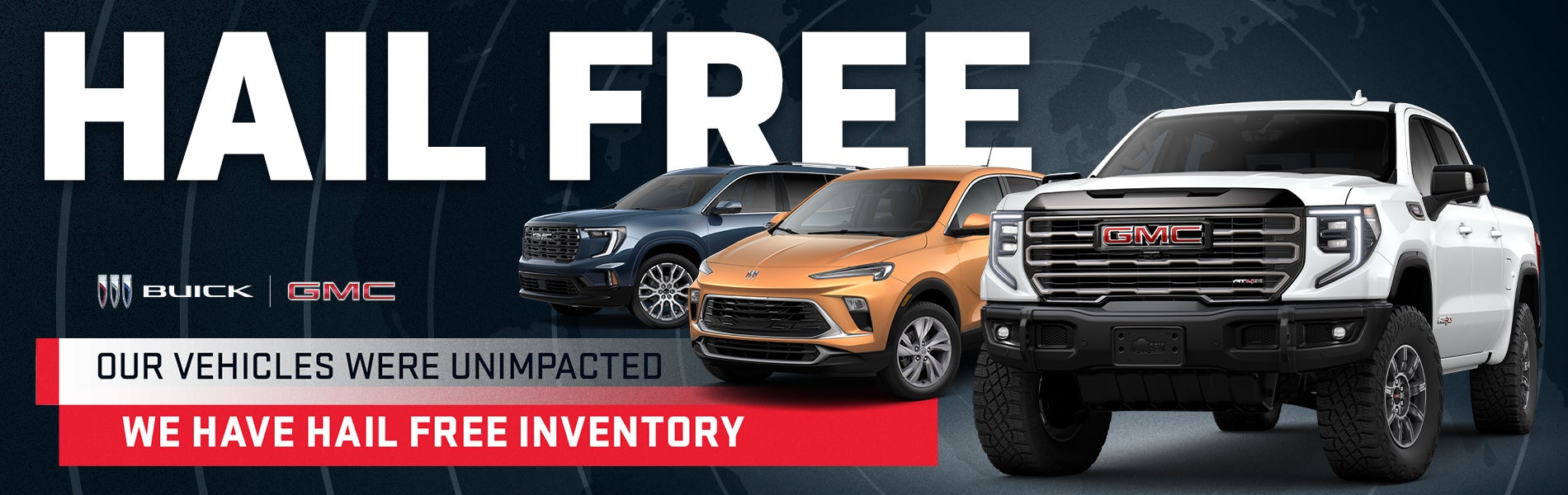 Hail Free Inventory at McLarty Daniel Buick GMC