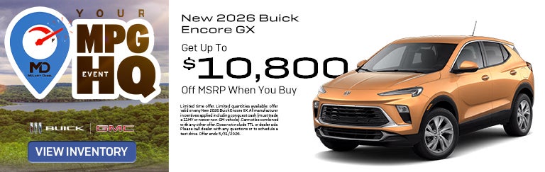 New 2026 Buick Encore GX