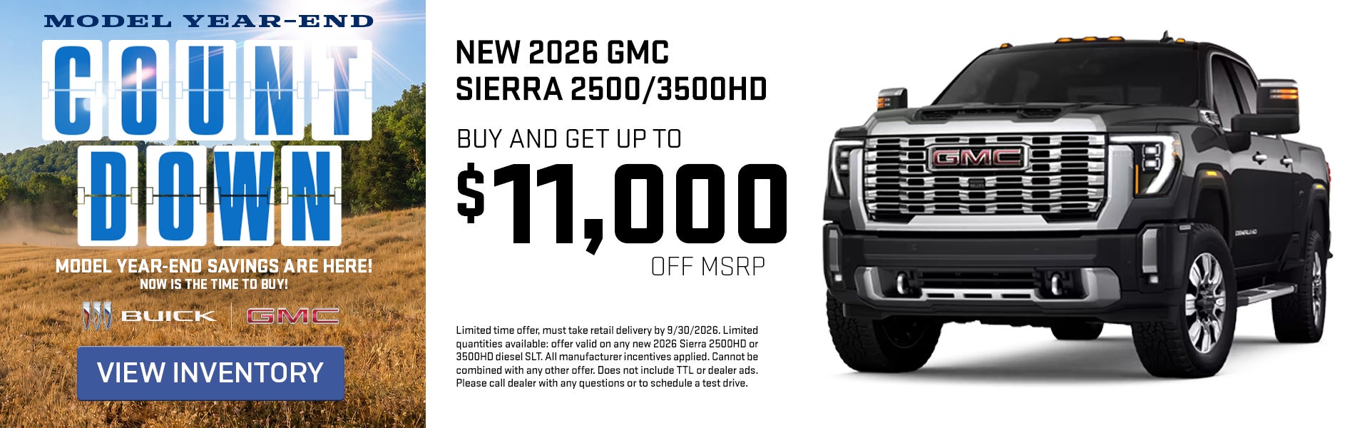 New 2026 GMC Sierra 2500/3500HD