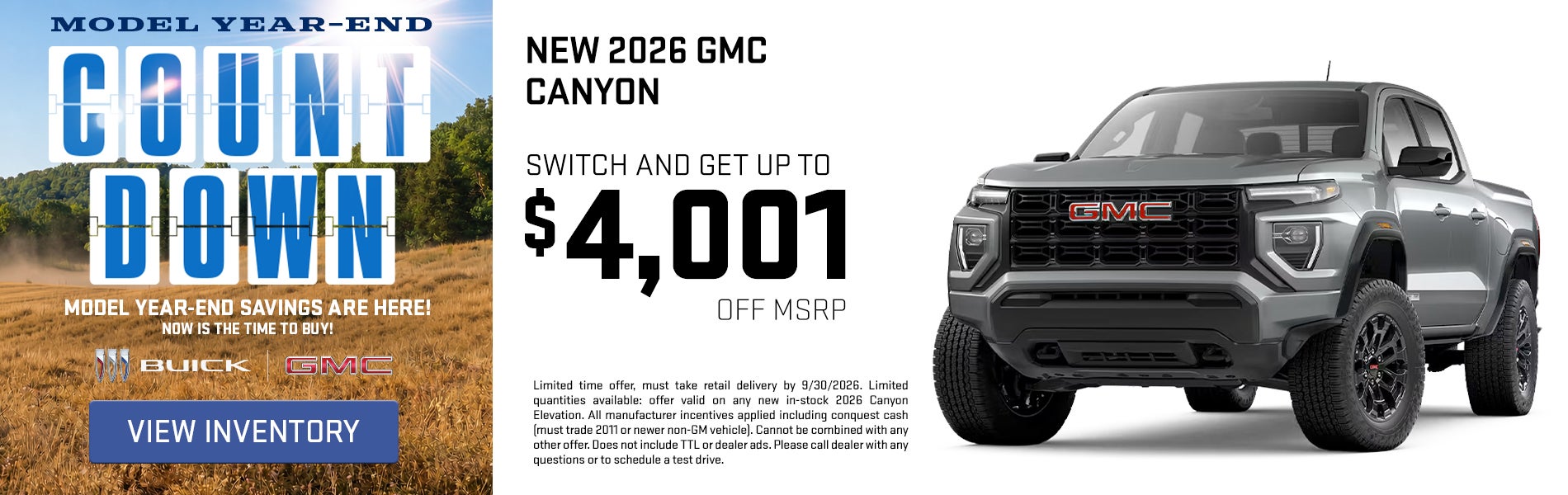 New GMC Canyon